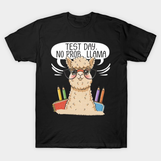 Funny whimsical no prob llama alpaca lovers T-Shirt by mer-inspir